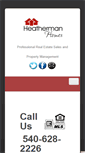 Mobile Screenshot of heathermanhomes.com
